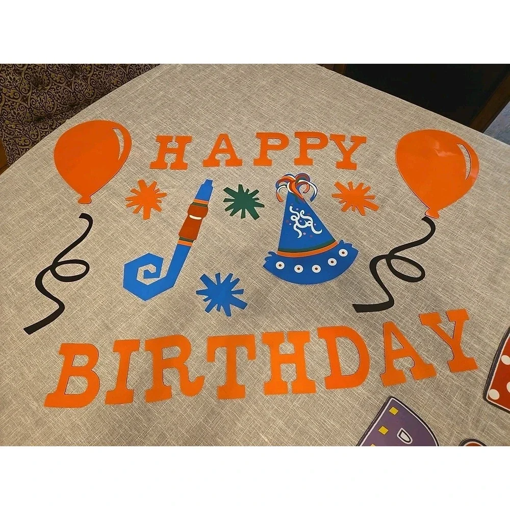 Happy Birthday Garage Door‎ Decoration Magnet Stickers Decals Refrigerator Large